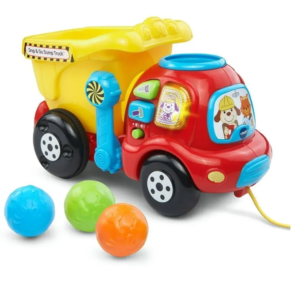 VTech Drop and Go Dump Truck Toddler Kids Construction Toy.
